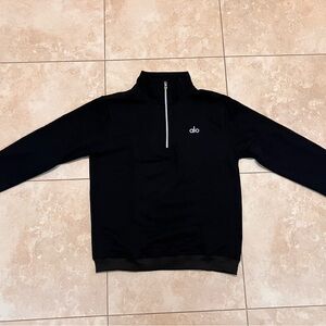 ALO Yoga Men's quarter-zip Black Sweater